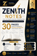 COMPLETE ADVANCE MATHS IN 30 PAGES-Zenithnotes.
